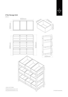 Premier-Housewares-2400272-Meuble-de-Rangement–3-Etages-Structure-Pin-9-Bacs-de-Rangement-Plastique-0-0