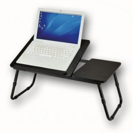 Table d’ordinateur portable pliable Noir Plateau de lit Table d’ordinateur portable pliable Noir Plateau de lit