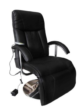 VidaXL Fauteuil de massage et de relaxation électrique Noir VidaXL Fauteuil de massage et de relaxation électrique Noir 3