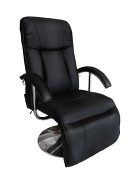 VidaXL Fauteuil de massage et de relaxation électrique Noir VidaXL Fauteuil de massage et de relaxation électrique Noir 5