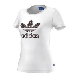 Adidas t-shirt trefoil t-shirt pour femme Adidas t-shirt trefoil t-shirt pour femme 2