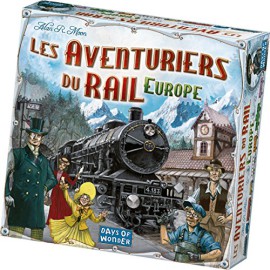 Asmodee – AVE02 – Jeu de stratégie – Les Aventuriers du rail Europe Asmodee – AVE02 – Jeu de stratégie – Les Aventuriers du rail Europe