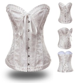 BSLINGERIE-Sexy-femmes-Brocade-Bustier-Corset-0