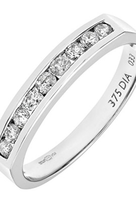 Bague-PR3700-DIAMOND-Femme-Or-blanc-9-carats-27-Gr-Diamant-033-Cts-0-0