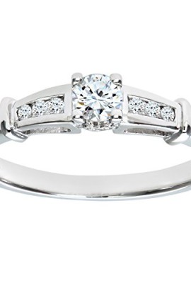 Bague – PR5539 DIAMOND – Femme – Or blanc (9 carats) – Diamant 0.25 Cts Bague – PR5539 DIAMOND – Femme – Or blanc (9 carats) – Diamant 0.25 Cts 2