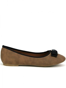 Cendriyon-Ballerine-simili-cuir-Marron-ROYALE-Chaussures-Femme-0-0