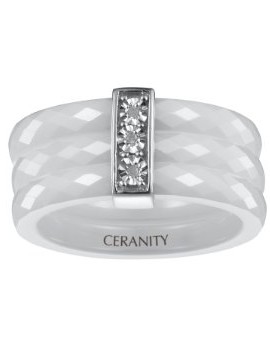 Ceranity-1-180005-B-Bague-Anneaux-Femme-Barrette-Argent-9251000-25-gr-Diamant-Cramique-Blanc-0