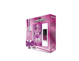 Coffret Love &Rock Eau Jeune Eau de toilette 50 ml + vernis à ongles 7 ml Coffret Love &Rock Eau Jeune Eau de toilette 50 ml + vernis à ongles 7 ml