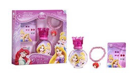 Disney Princesses Coffret Eau de Toilette 30 ml, Bracelet, Boucles d’Oreilles Adhésives Disney Princesses Coffret Eau de Toilette 30 ml, Bracelet, Boucles d’Oreilles Adhésives