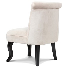 Fauteuil crapaud capitonné velours beige Chambord Fauteuil crapaud capitonné velours beige Chambord 4