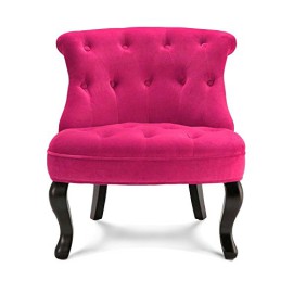 Fauteuil-crapaud-capitonn-velours-fushia-Venise-0-1