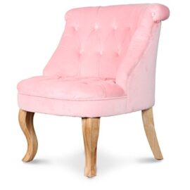 Fauteuil crapaud capitonné velours rose Trianon Fauteuil crapaud capitonné velours rose Trianon