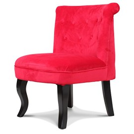 Fauteuil crapaud capitonné velours rouge Chambord Fauteuil crapaud capitonné velours rouge Chambord 2