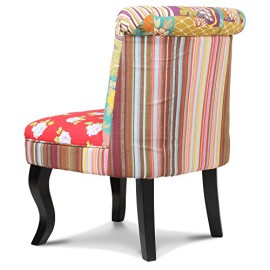 Fauteuil crapaud tissu patchwork Gipsy Fauteuil crapaud tissu patchwork Gipsy 4