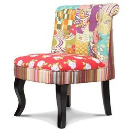 Fauteuil crapaud tissu patchwork Gipsy Fauteuil crapaud tissu patchwork Gipsy 2