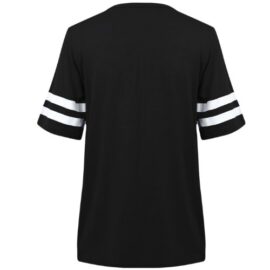 Glamour Babe T-shirt de football américain style universitaire Imprimé 85 Femme Noir Glamour Babe T-shirt de football américain style universitaire Imprimé 85 Femme Noir 3