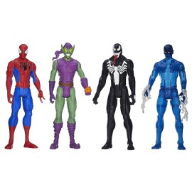 Hasbro-A9362-Coffret-4-figurines-30-cm-Spider-Man-Green-Goblin-Venom-Marvels-Electro-0-0