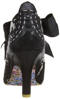 Irregular-Choice-Abigails-Third-Party-Noir-Blanc-Fabric-Femmes-Chaussures-Bottes-0-1