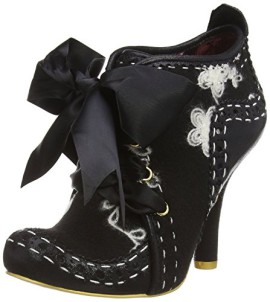 Irregular-Choice-Abigails-Third-Party-Noir-Blanc-Fabric-Femmes-Chaussures-Bottes-0