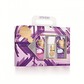 Justin Bieber Collector’s Edition Coffret 3 Fragrances et Dérivés Eau d Parfum 30 ml/Lotion pour Corps 50 ml/Gel Douche 50 ml Justin Bieber Collector’s Edition Coffret 3 Fragrances et Dérivés Eau d Parfum 30 ml/Lotion pour Corps 50 ml/Gel Douche 50 ml