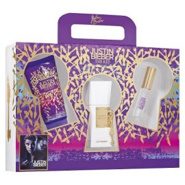 Justin Bieber The Key Coffret 3 Fragrances et Dérivés Eau de Parfum 30 ml/Crème pour Corps 50 ml/Parfum Bille 5 ml Justin Bieber The Key Coffret 3 Fragrances et Dérivés Eau de Parfum 30 ml/Crème pour Corps 50 ml/Parfum Bille 5 ml