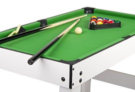 Leomark Table 4 jeux en 1 – billard, babyfoot, hockey de table et ping-pong Leomark Table 4 jeux en 1 – billard, babyfoot, hockey de table et ping-pong 4