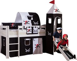 Lit-mezzanine-90×200-avec-toboggan-design-Pirates-0