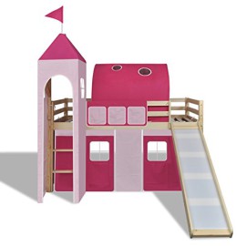 Lit-mezzanine-avec-chelle-toboggan-rose-chteau-princesse-0-7