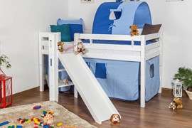 Lit-pour-enfant-Lit-en-mezzanine-Samuel-en-htre-massif-peint-en-blanc-avec-diapositive-sommier--lattes-droulable-inclus-90-x-200-cm-0