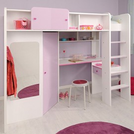 Mezzanine-Enfant-Girly-Blanc-0-0