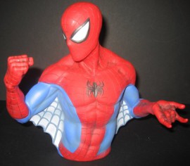 Monogram-MG67000-Figurine-Spiderman-Bust-Bank-Tirelire-PVC-0-0