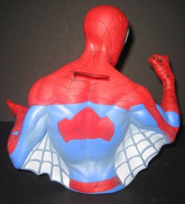 Monogram-MG67000-Figurine-Spiderman-Bust-Bank-Tirelire-PVC-0-1