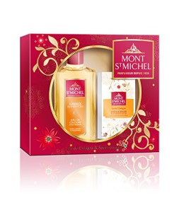 Mont Saint Michel Coffret 2 Produits Ambrée Eau de Cologne Flacon 250 ml/Savon Douceur 125 g Mont Saint Michel Coffret 2 Produits Ambrée Eau de Cologne Flacon 250 ml/Savon Douceur 125 g