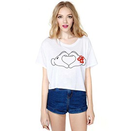 Ninimour-Sexy-Femmes-Emoji-T-Shirt-Motif-Imprime-Fleuri-Manches-Courtes-Vogue-en-Ete-0-1