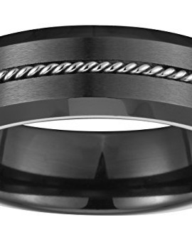 Phebus-150277-N-60-Bague-Homme-Acier-inoxydable-Cramique-Noir-T-60-0