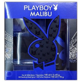 Playboy – Coffret Homme Eau de Toilette 100 ml + Déodorant 24h 150 ml – Malibu Playboy – Coffret Homme Eau de Toilette 100 ml + Déodorant 24h 150 ml – Malibu 2