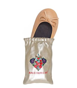 Pliable-chaussures ballerines bALLEROLLAS afterparty wechselschuhe beige-taille 41/42 Pliable-chaussures ballerines bALLEROLLAS afterparty wechselschuhe beige-taille 41/42