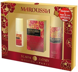 SLAVA ZAITSEV Maroussia Coffret 3 Produits Eau de Toilette 30ml, Déodorant 150ml, Vaporisateur de Sac 15 ml SLAVA ZAITSEV Maroussia Coffret 3 Produits Eau de Toilette 30ml, Déodorant 150ml, Vaporisateur de Sac 15 ml 2