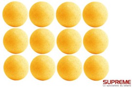 Suprême – Lot de 12 balles de Baby Foot Jaune Suprême – Lot de 12 balles de Baby Foot Jaune 2