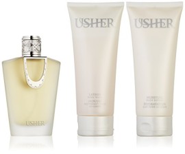 Usher-Woman-Coffret-cadeau-pour-femme-eau-de-parfum-100-mlgel-douche-200-mllait-hydratant-corporel-200-ml-0