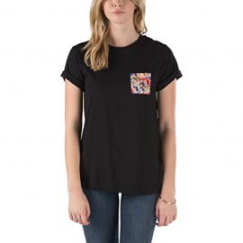 Vans G PRINCESS ROCKER TE BLACK – T-shirt – Manches courtes – Femme Vans G PRINCESS ROCKER TE BLACK – T-shirt – Manches courtes – Femme