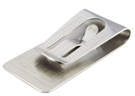 4-cm-Argent-mat-Pince-cravate-Motif-Money-Clip-en-acier-inoxydable-0-3