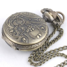 81stgeneration-hibou-Collier-Vintage-Brass-Pocket-Watch-longue-chane-0-1