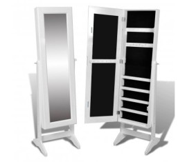 Armoire–Bijoux-Rangement-Miroir-Meuble-Chambre-Blanc-0-0