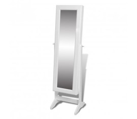 Armoire–Bijoux-Rangement-Miroir-Meuble-Chambre-Blanc-0-2