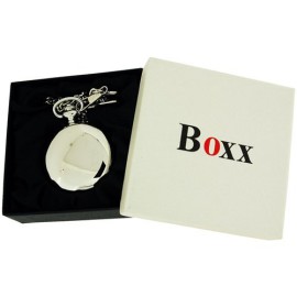 BOXX190- Montre de Poche Argentée avec Motif du Soleil et de la Lune sur une Chaîne de 30cm BOXX190- Montre de Poche Argentée avec Motif du Soleil et de la Lune sur une Chaîne de 30cm 5