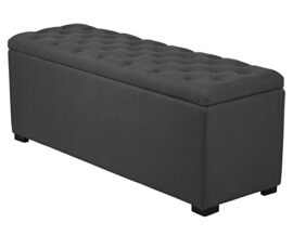 Banquette-coffre-capitonne-lin-anthracite-Amlie-L120cm-0-0