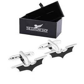 Batman super-héros boutons de manchette – coffret cadeau de luxe inclus Batman super-héros boutons de manchette – coffret cadeau de luxe inclus