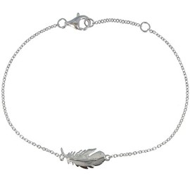 Bijoux Les Poulettes – Bracelet Argent Plume d’Oiseau Bijoux Les Poulettes – Bracelet Argent Plume d’Oiseau 2