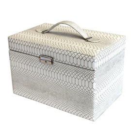 Bote–bijoux-coffret-noir-cuir-synthtique-31x20x20cm-couleur-blanc-0-1